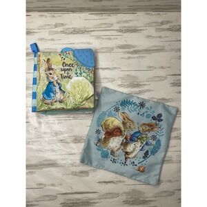 Peter Rabbit Fabric Baby Book Soft Activity Crinkle Sensory Toy